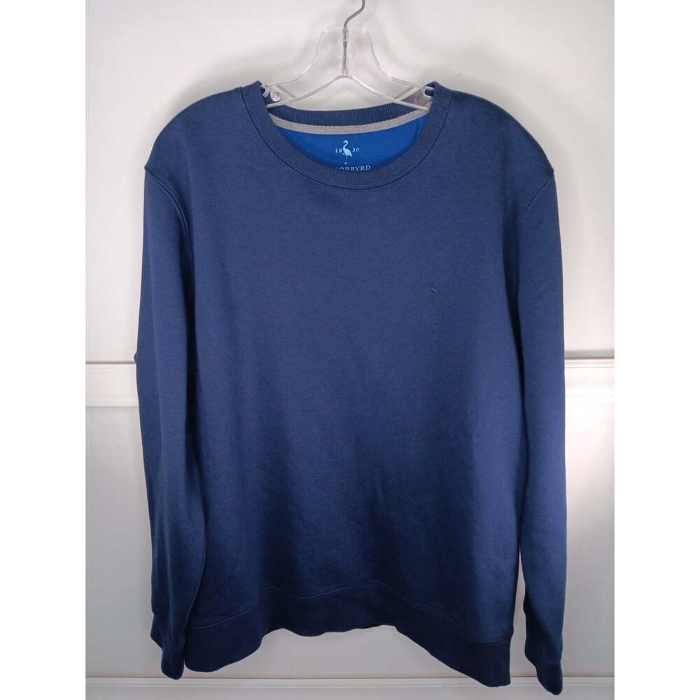 Tailorbyrd Crewneck Sweatshirt Large Navy Blue Long Sleeves Cotton Blend EUC